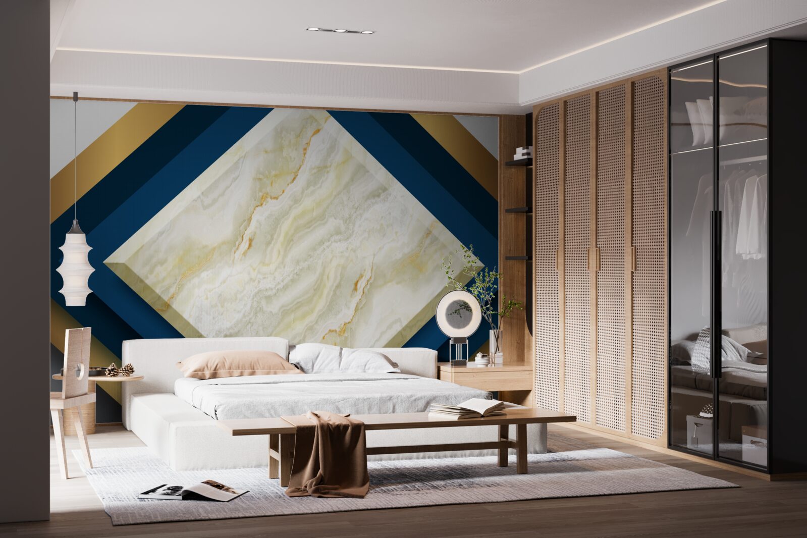 Papier peint panneaux avec des céramiques remarquables