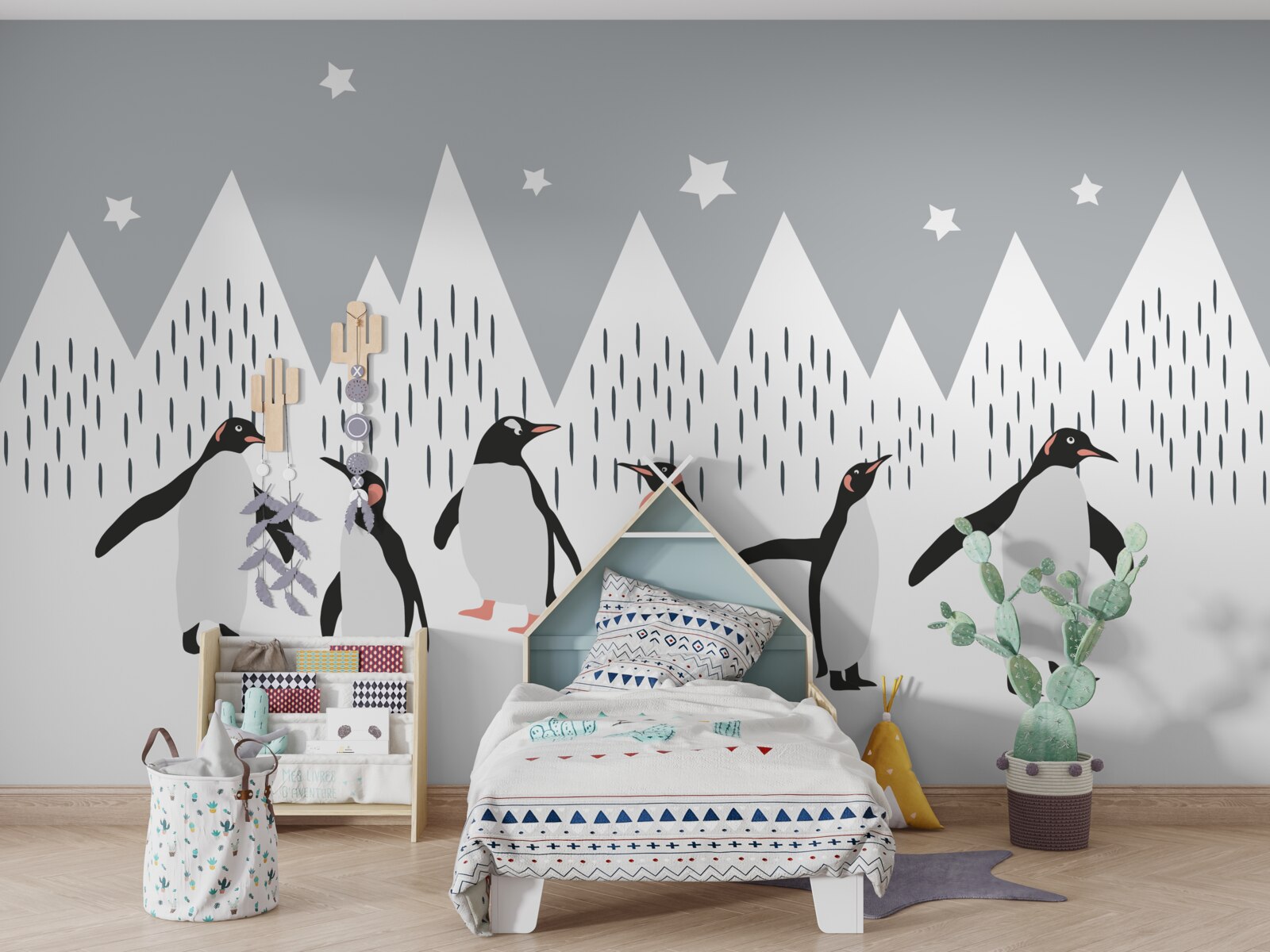 Papier peint Les pingouins se promènent