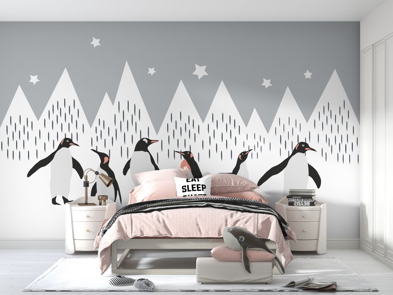 Papier peint Les pingouins se promènent