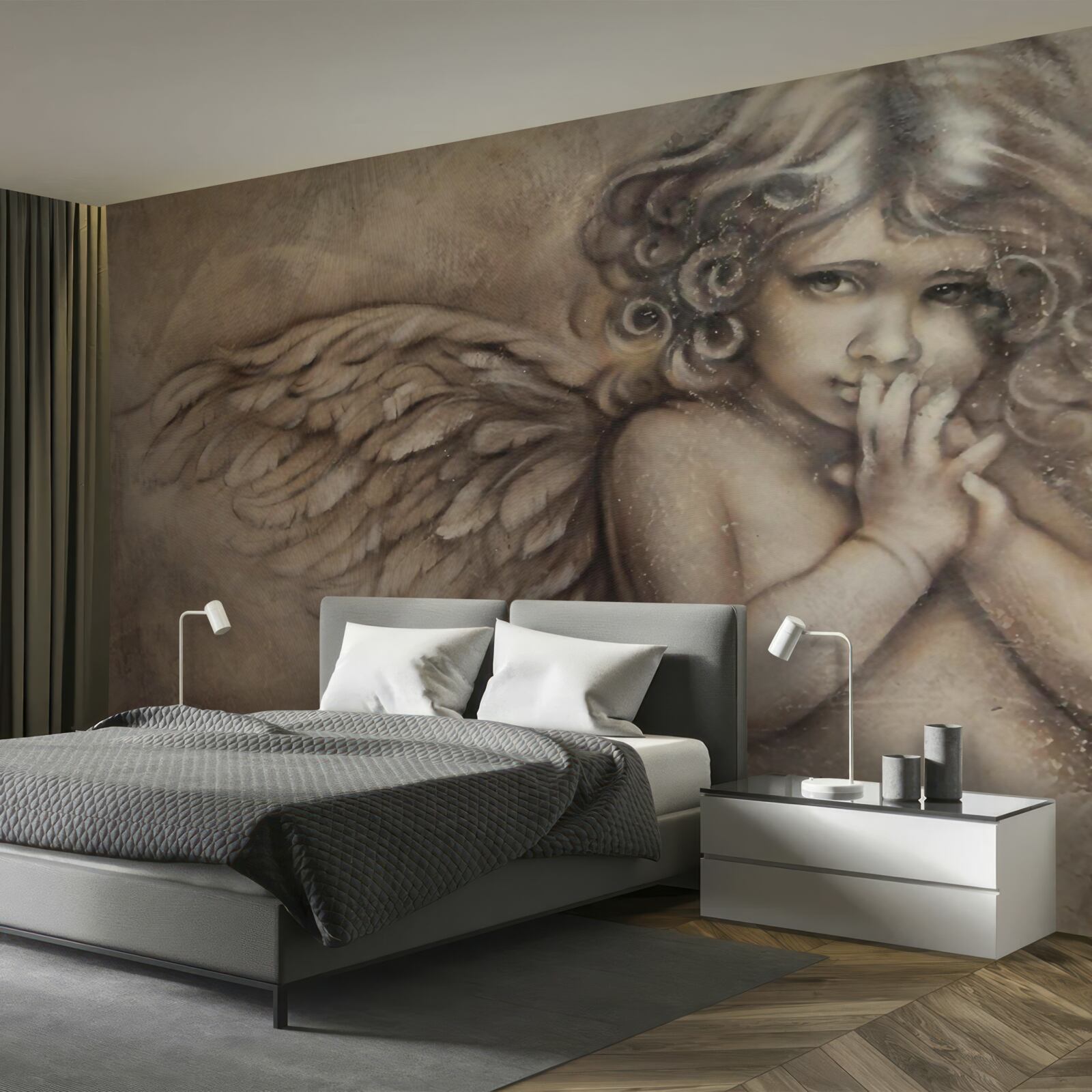 Papier peint image d'un petit ange