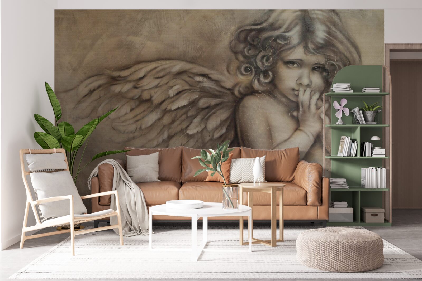 Papier peint image d'un petit ange