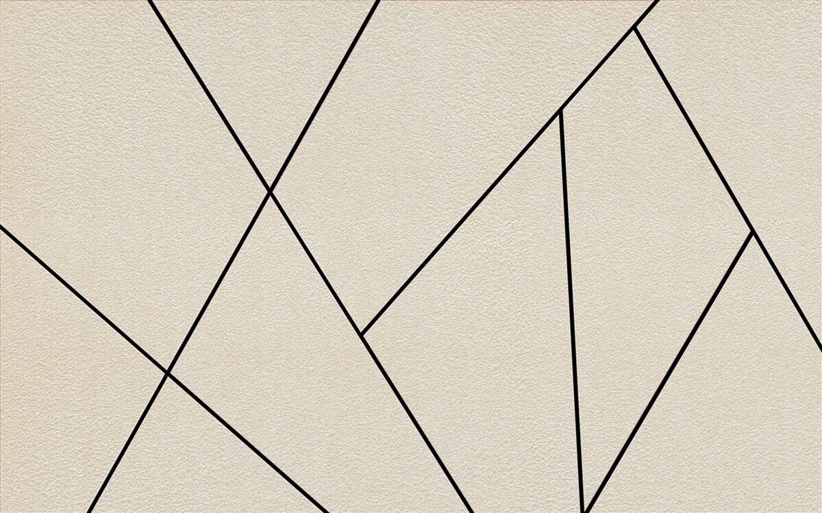 Papier peint mur clair avec des lignes noires lisses