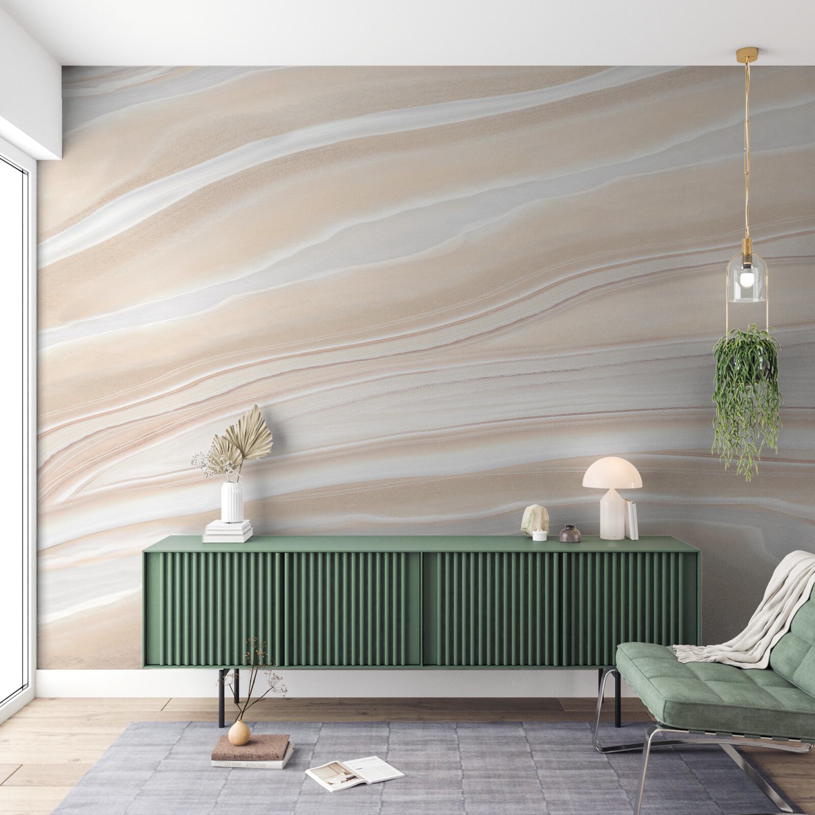 Papier peint carreaux de céramique brillants