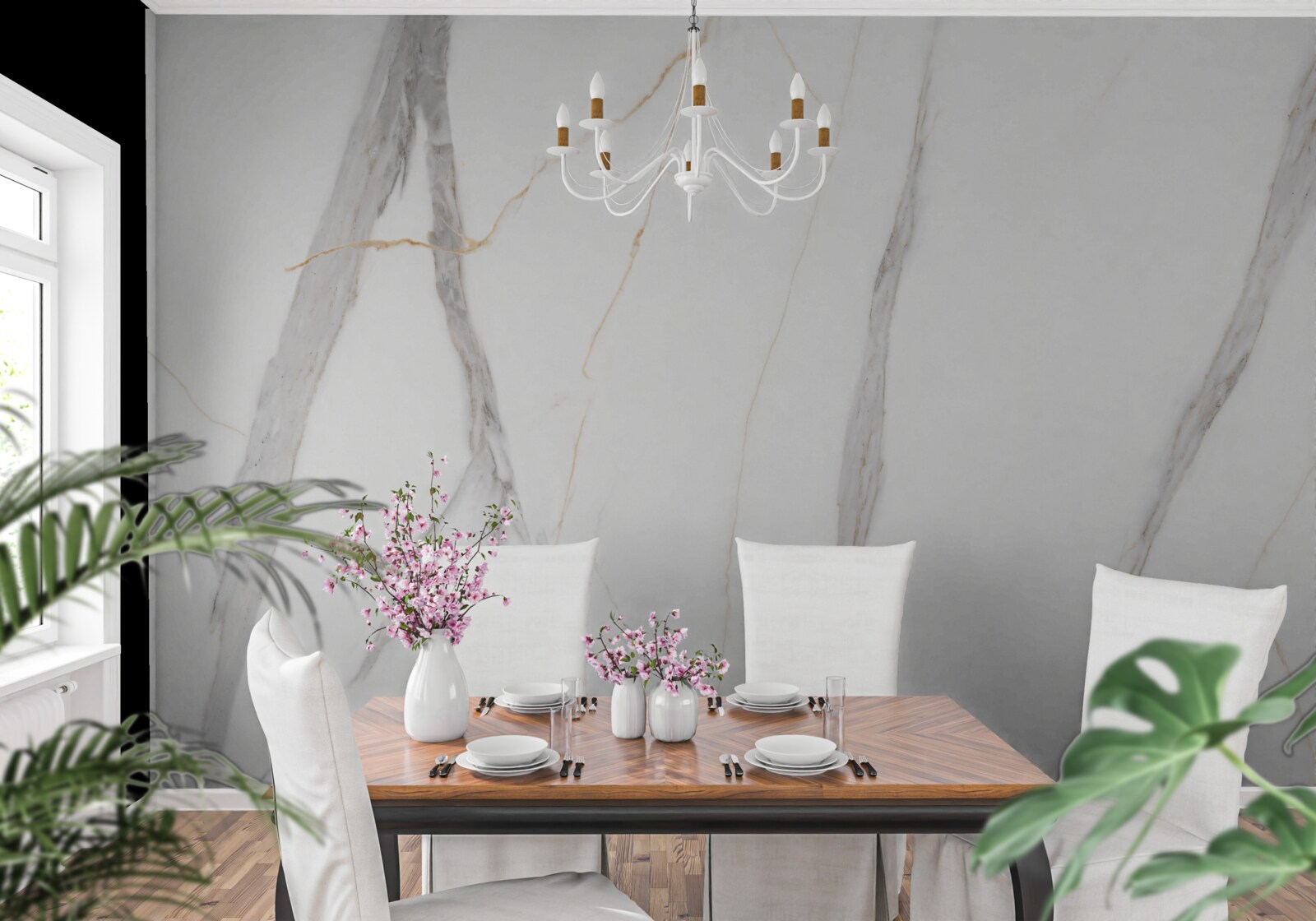 Papier peint fond blanc avec des rayures grises