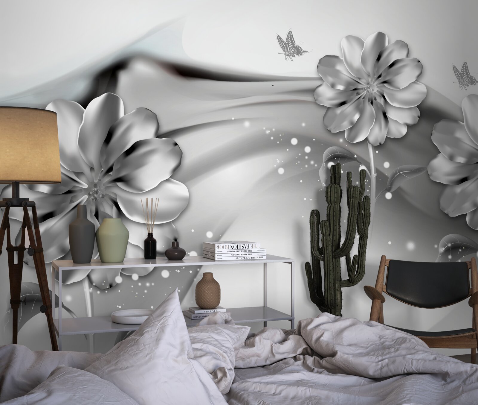 Papier peint contours d'ombrage personnalisés