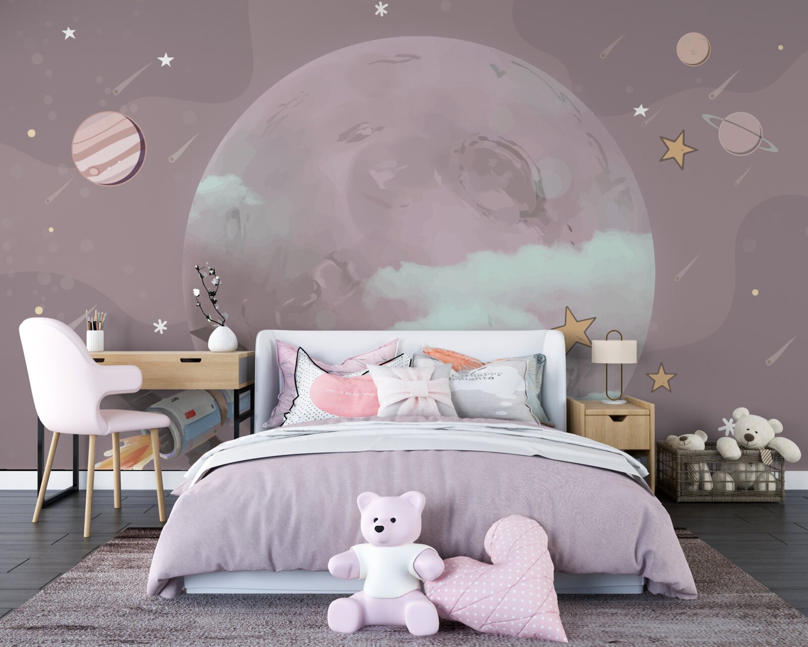 Papier peint satellite en orbite