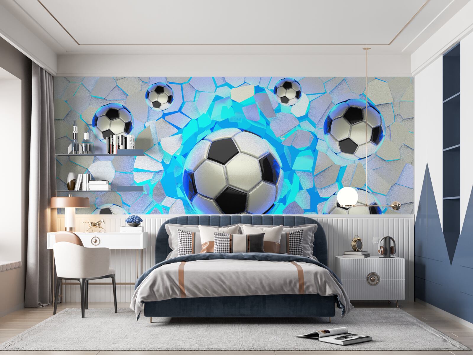 Papier peint football