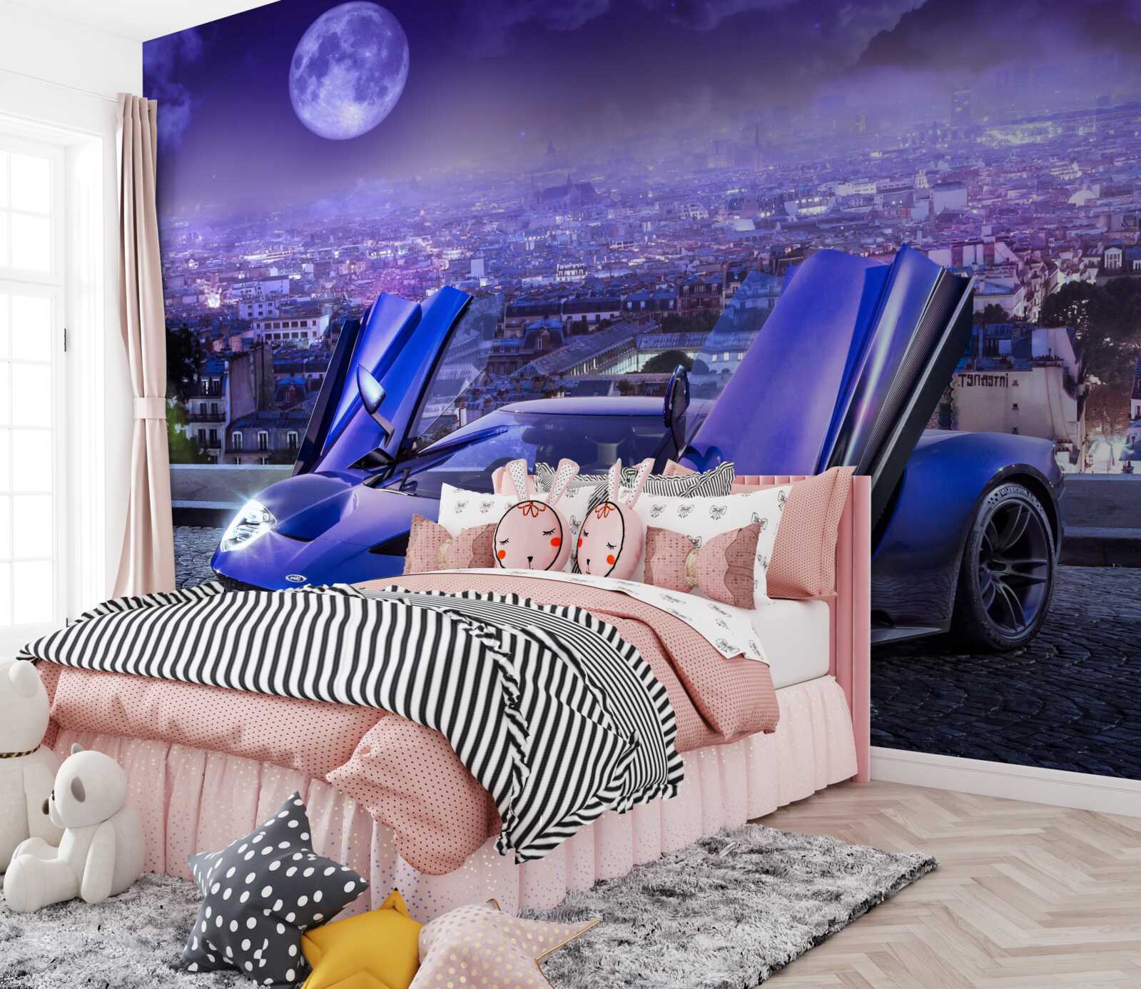 Papier peint voiture de sport élégante