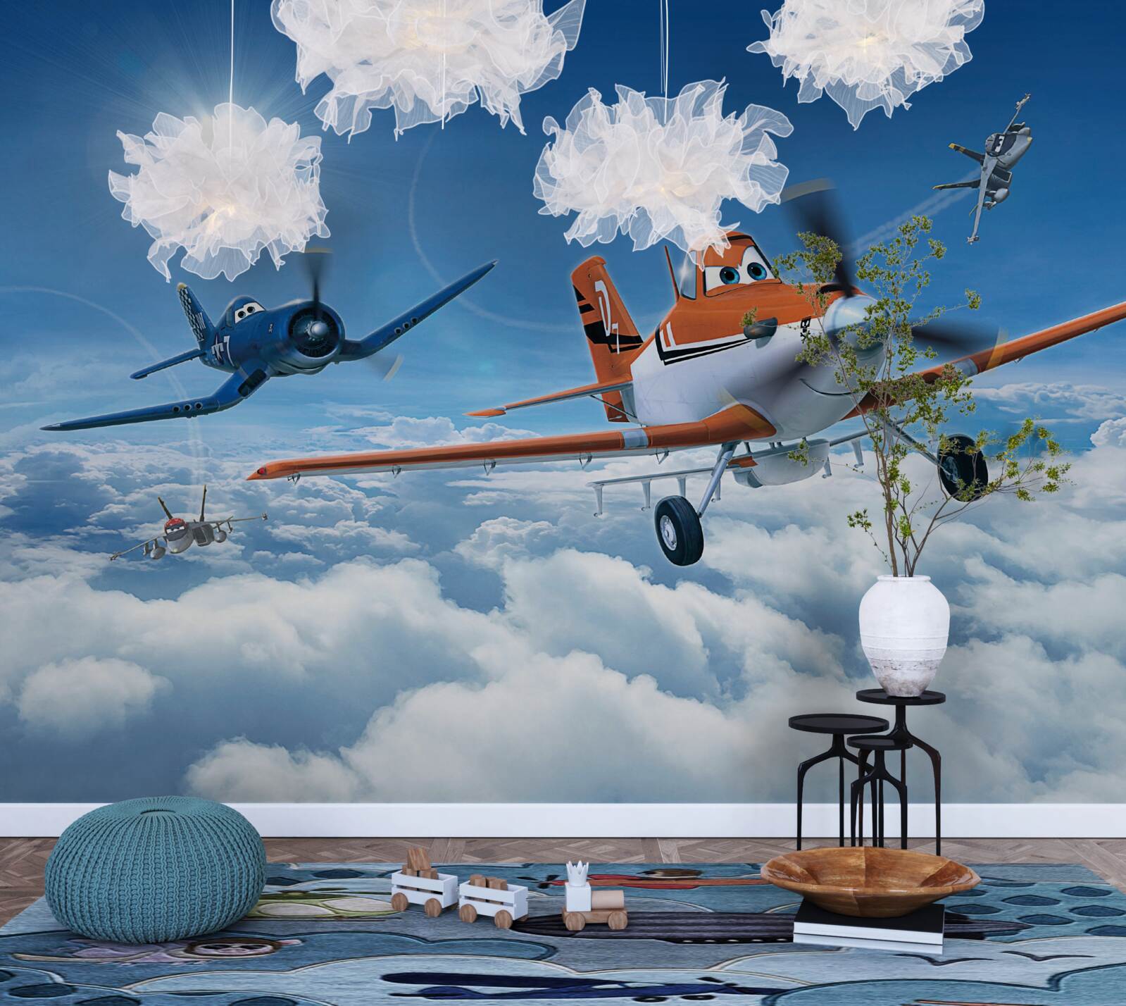 Papier peint équipement embarqué avec caméras