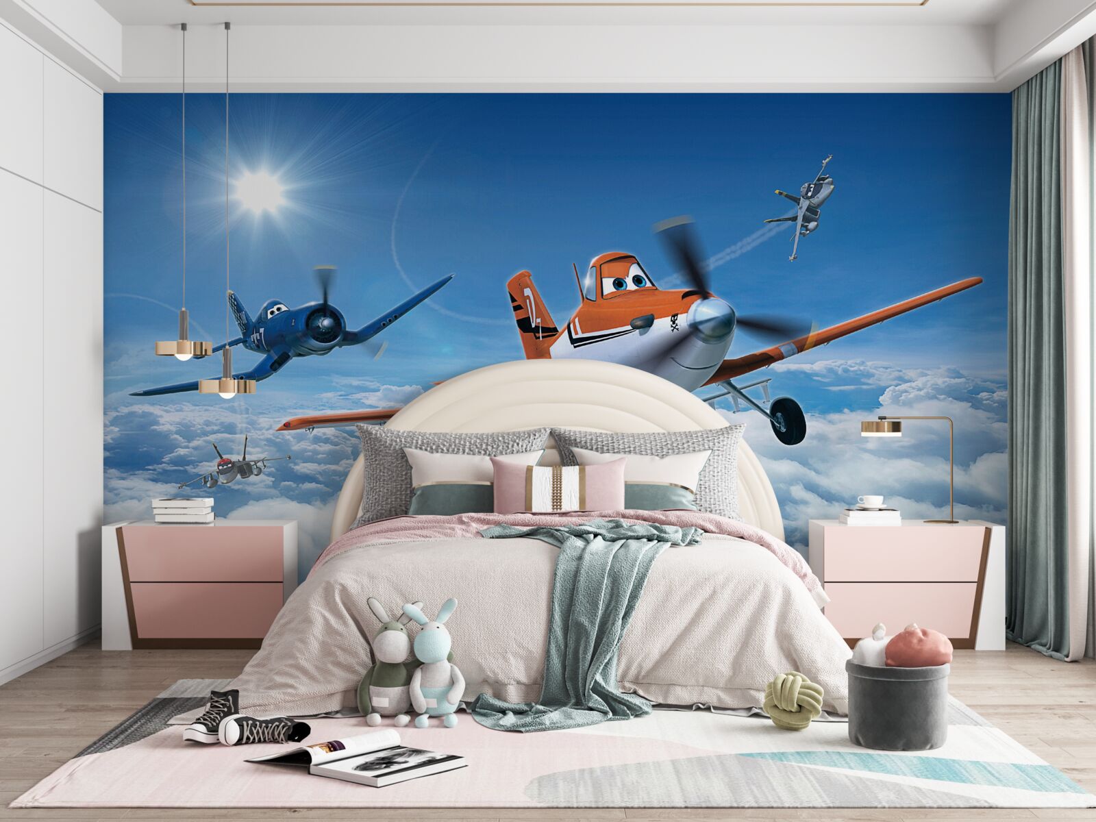 Papier peint équipement embarqué avec caméras