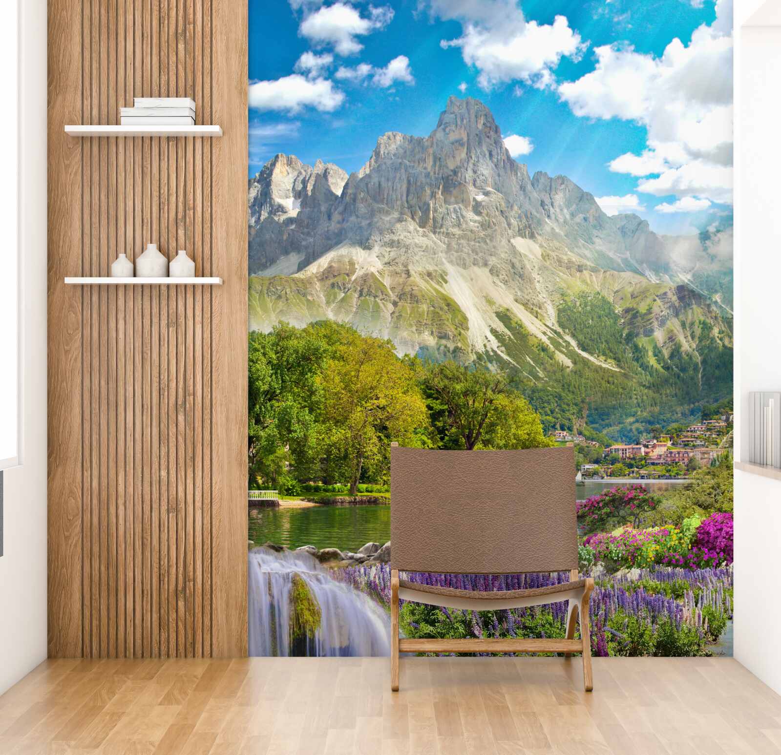 Papier peint sommet majestueux et attrayant