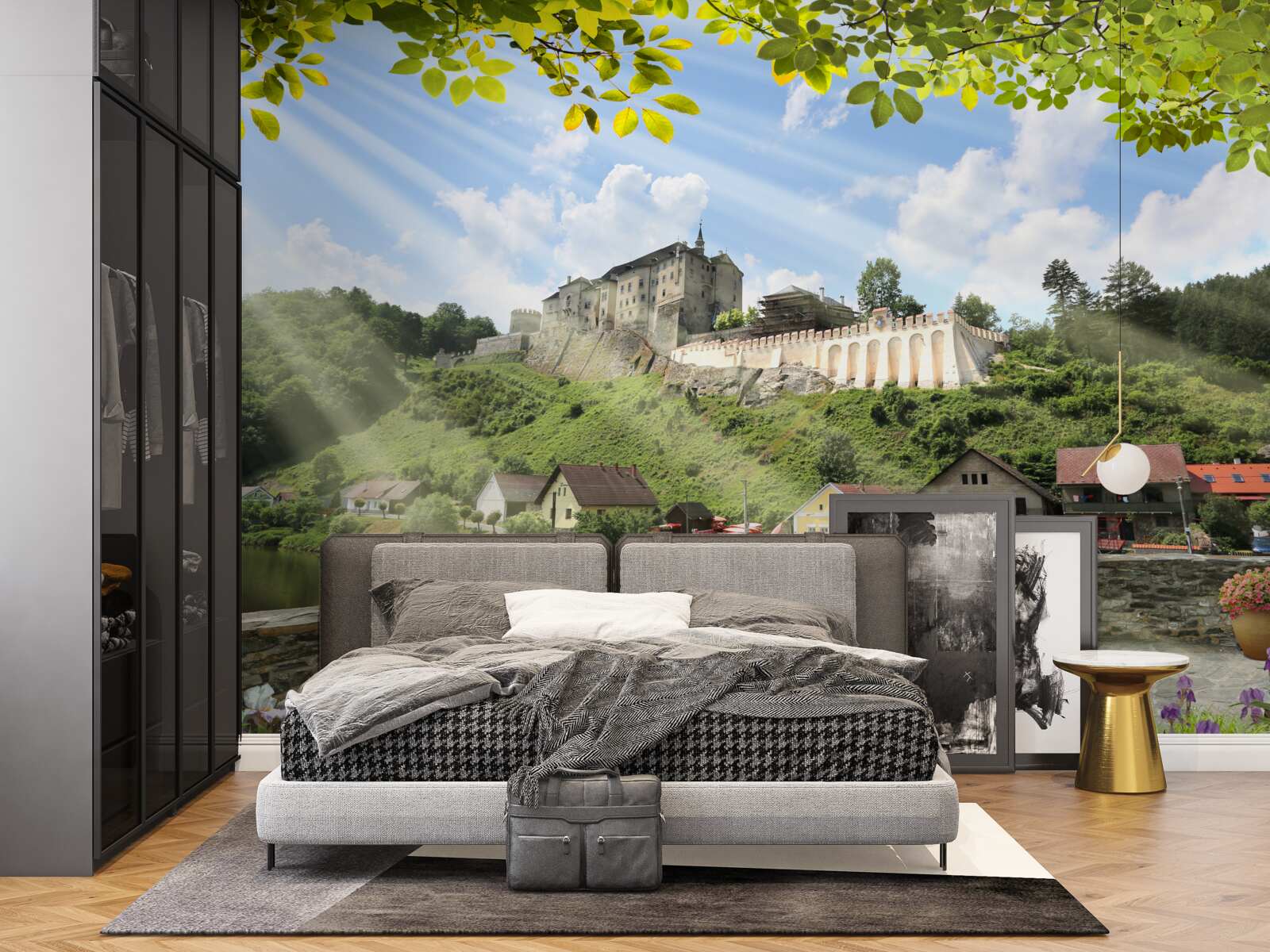 Papier peint château de cesky sternberk