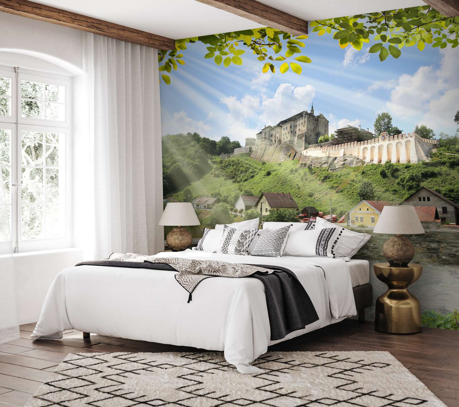 Papier peint château de cesky sternberk