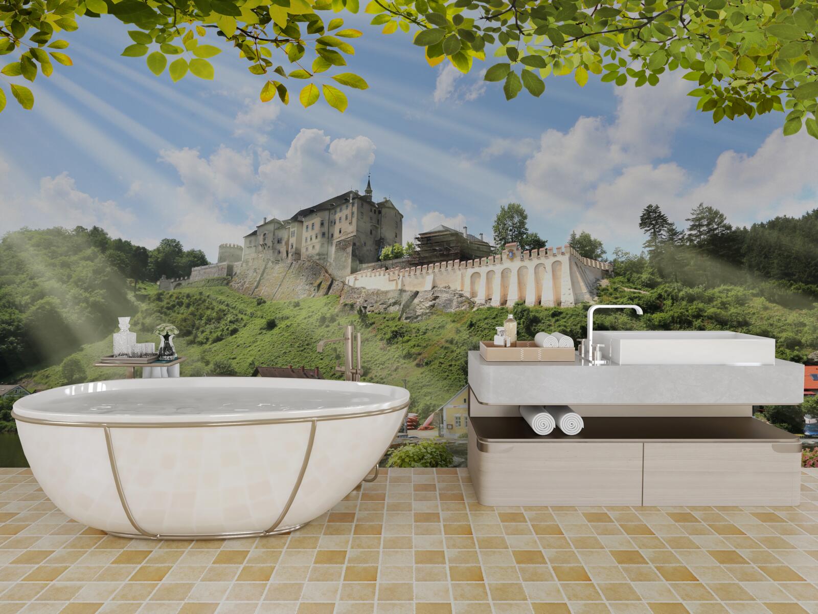 Papier peint château de cesky sternberk