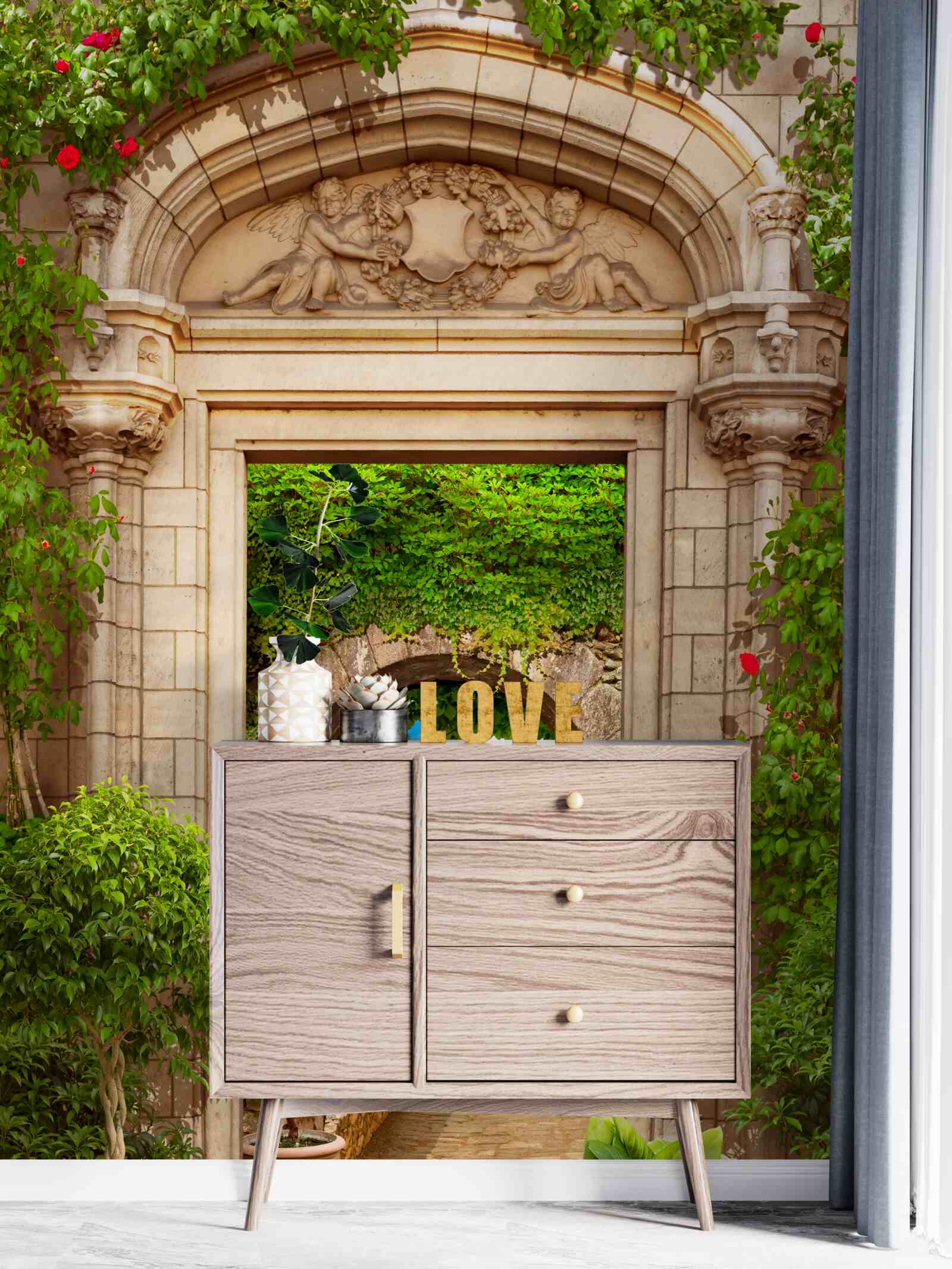 Papier peint excellente transition sous la voûte plantaire