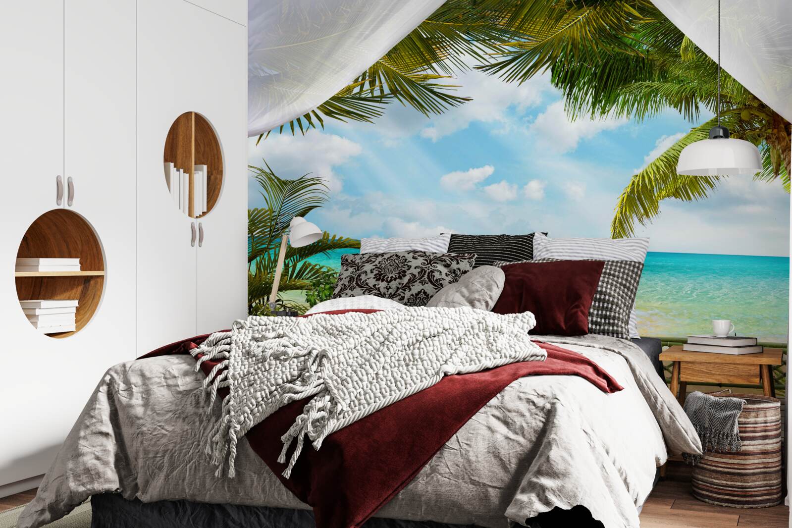 Papier peint vue pittoresque sur la mer