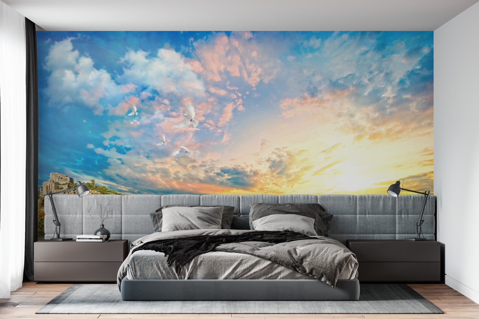 Papier peint les dauphins sortent de l'eau