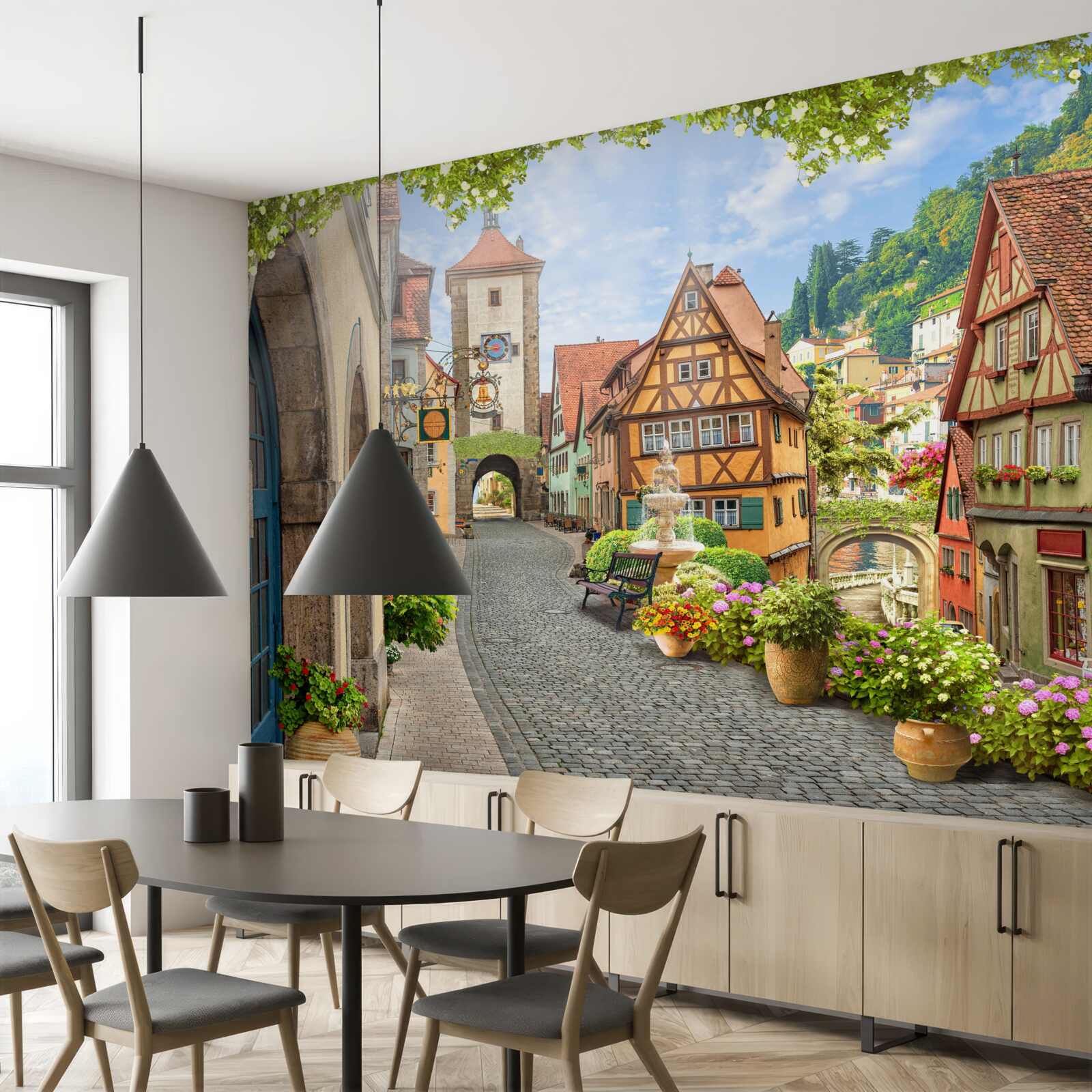 Papier peint une ville étonnante avec de l'histoire