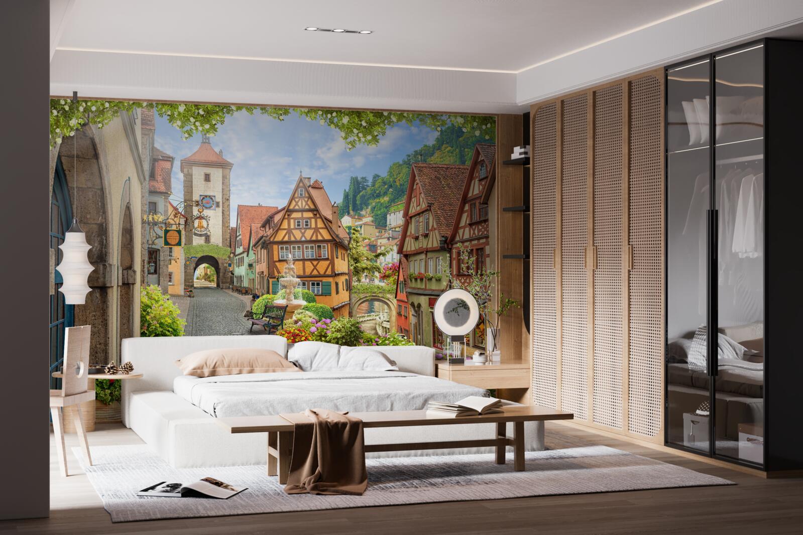 Papier peint une ville étonnante avec de l'histoire