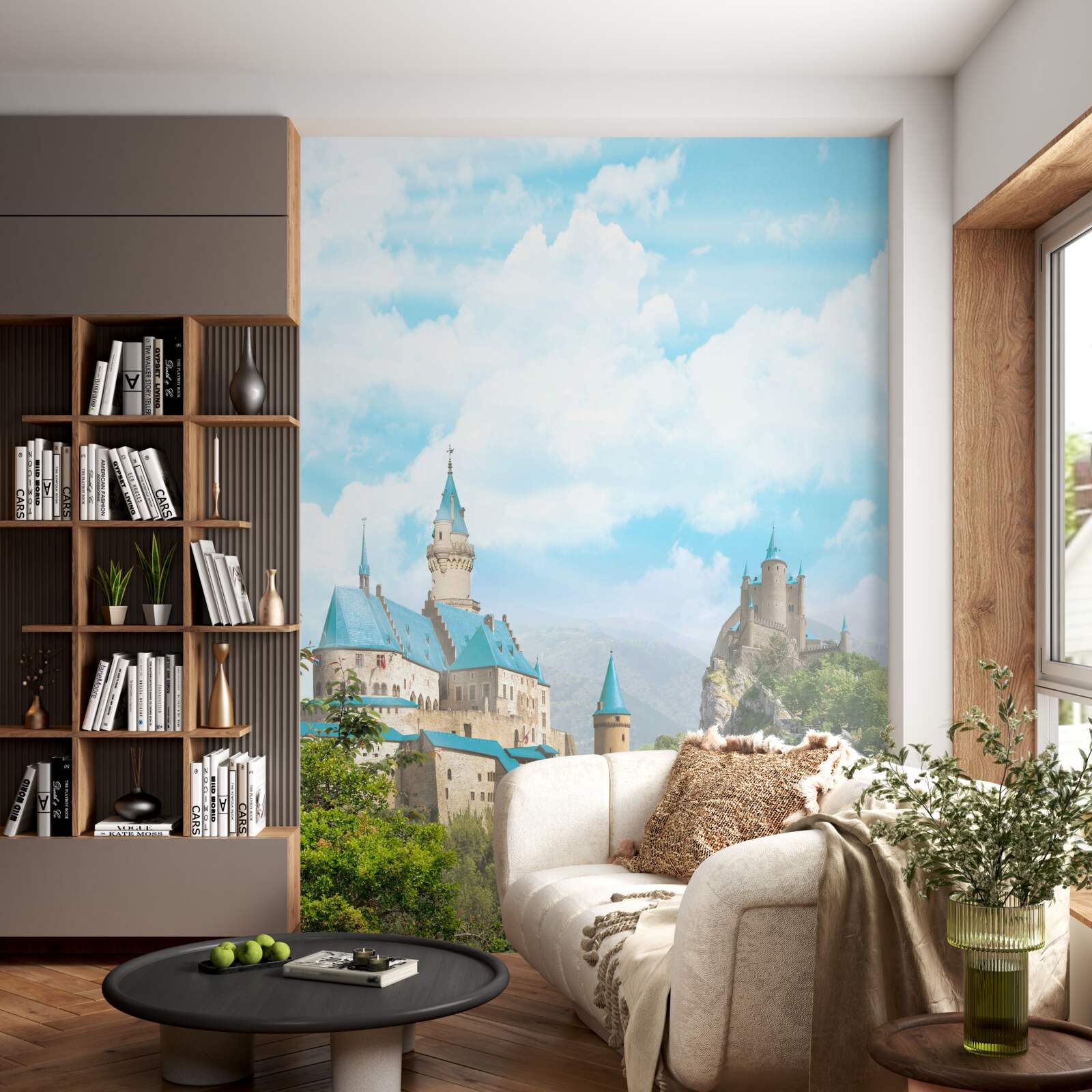 Papier peint image de deux forteresses