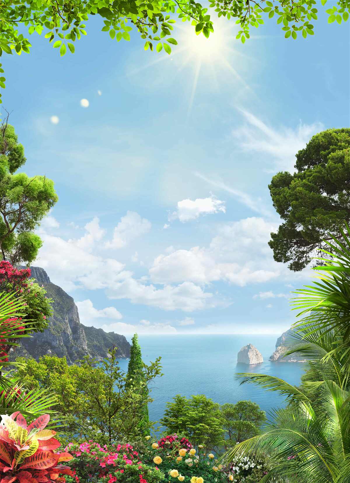 Papier peint un paysage marin extraordinaire