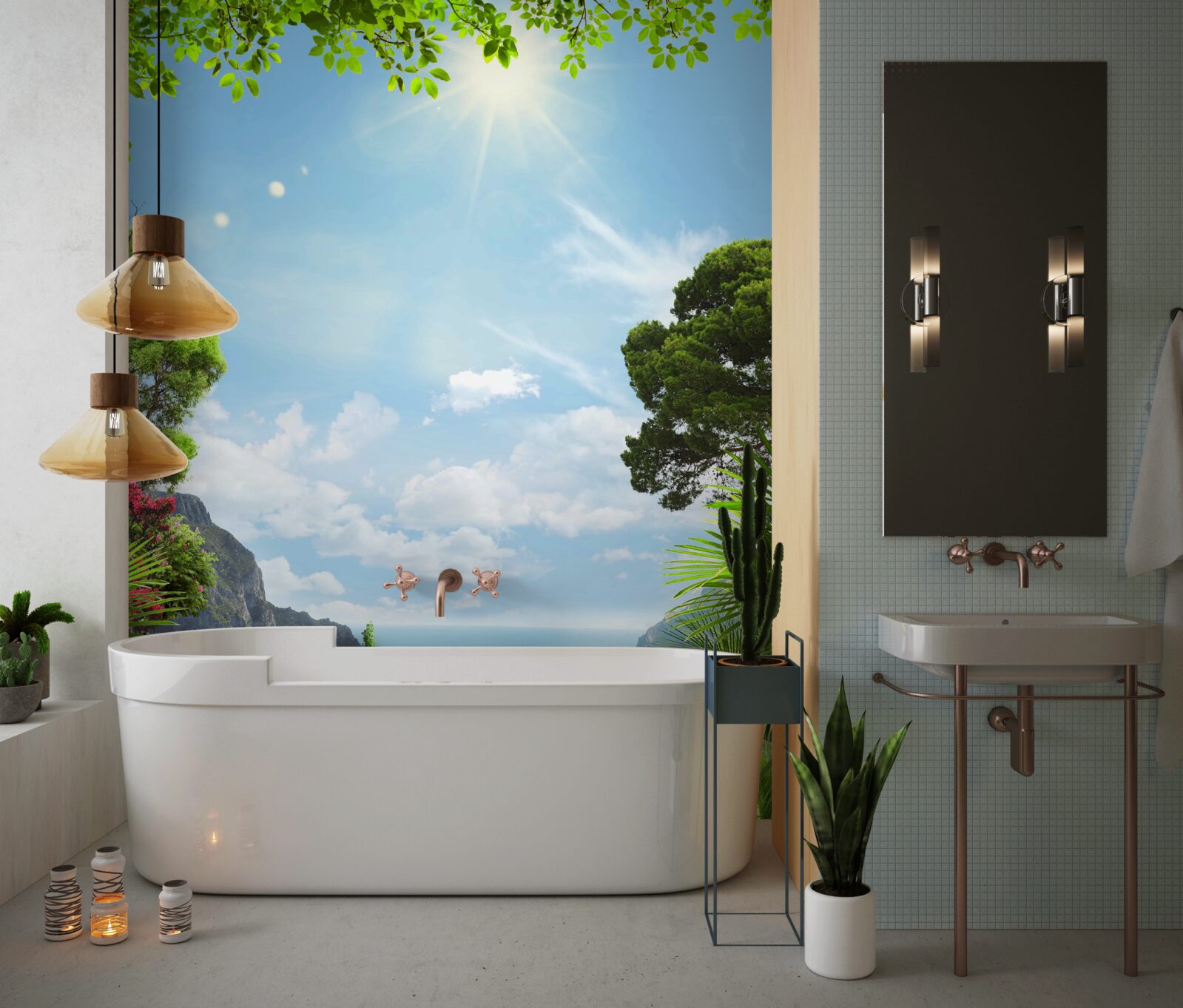 Papier peint un paysage marin extraordinaire