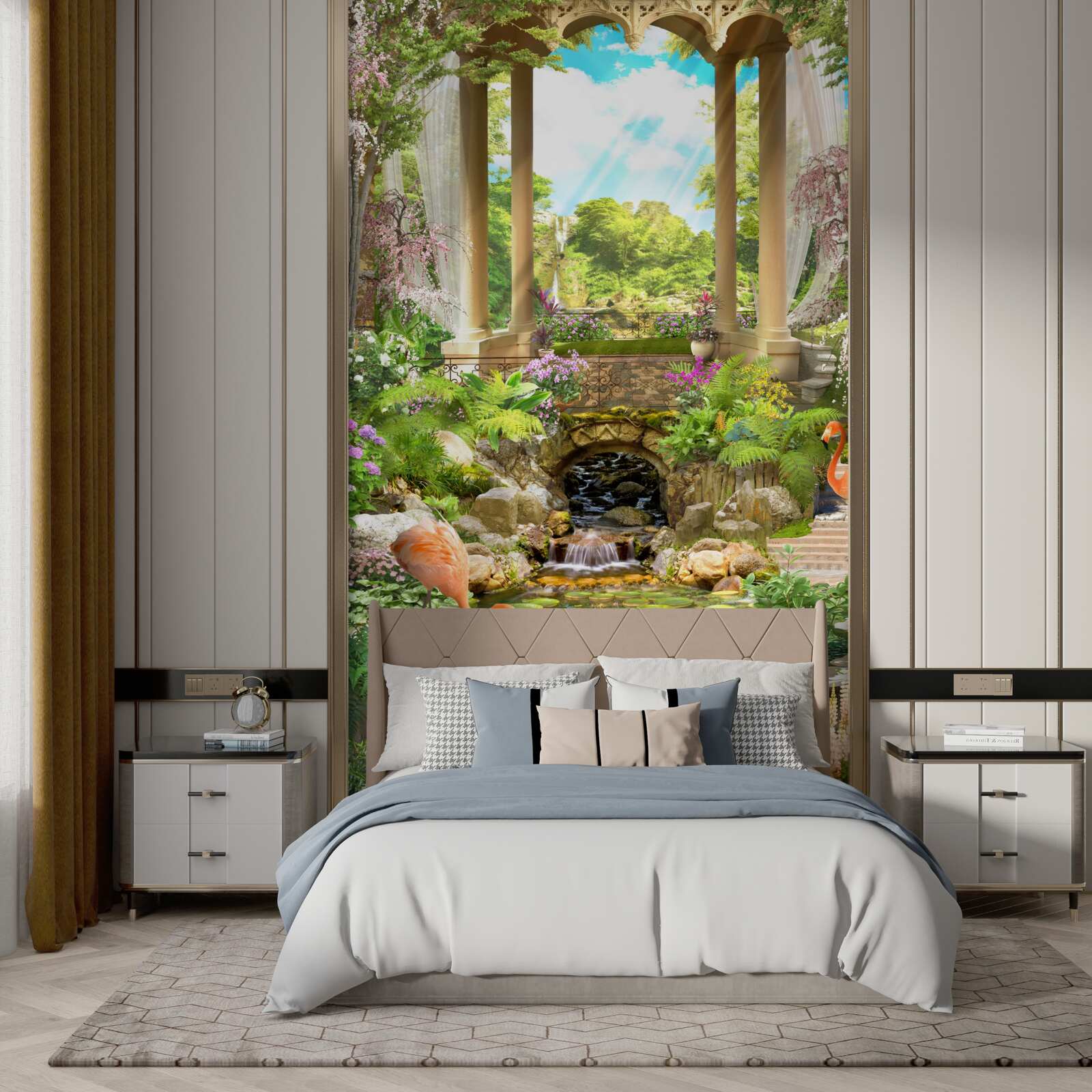 Papier peint jardin délicieux