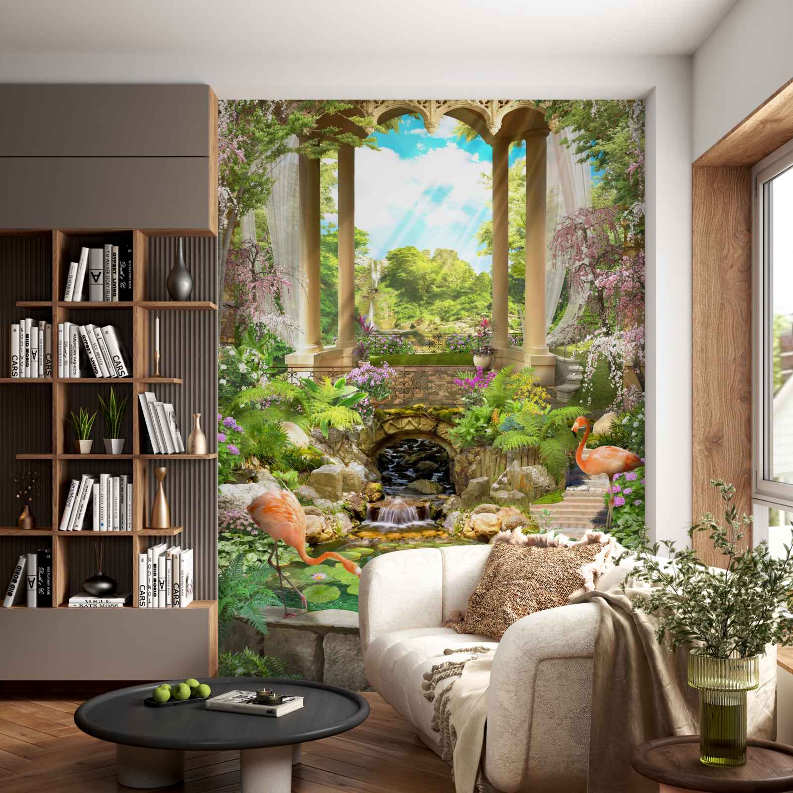 Papier peint jardin délicieux