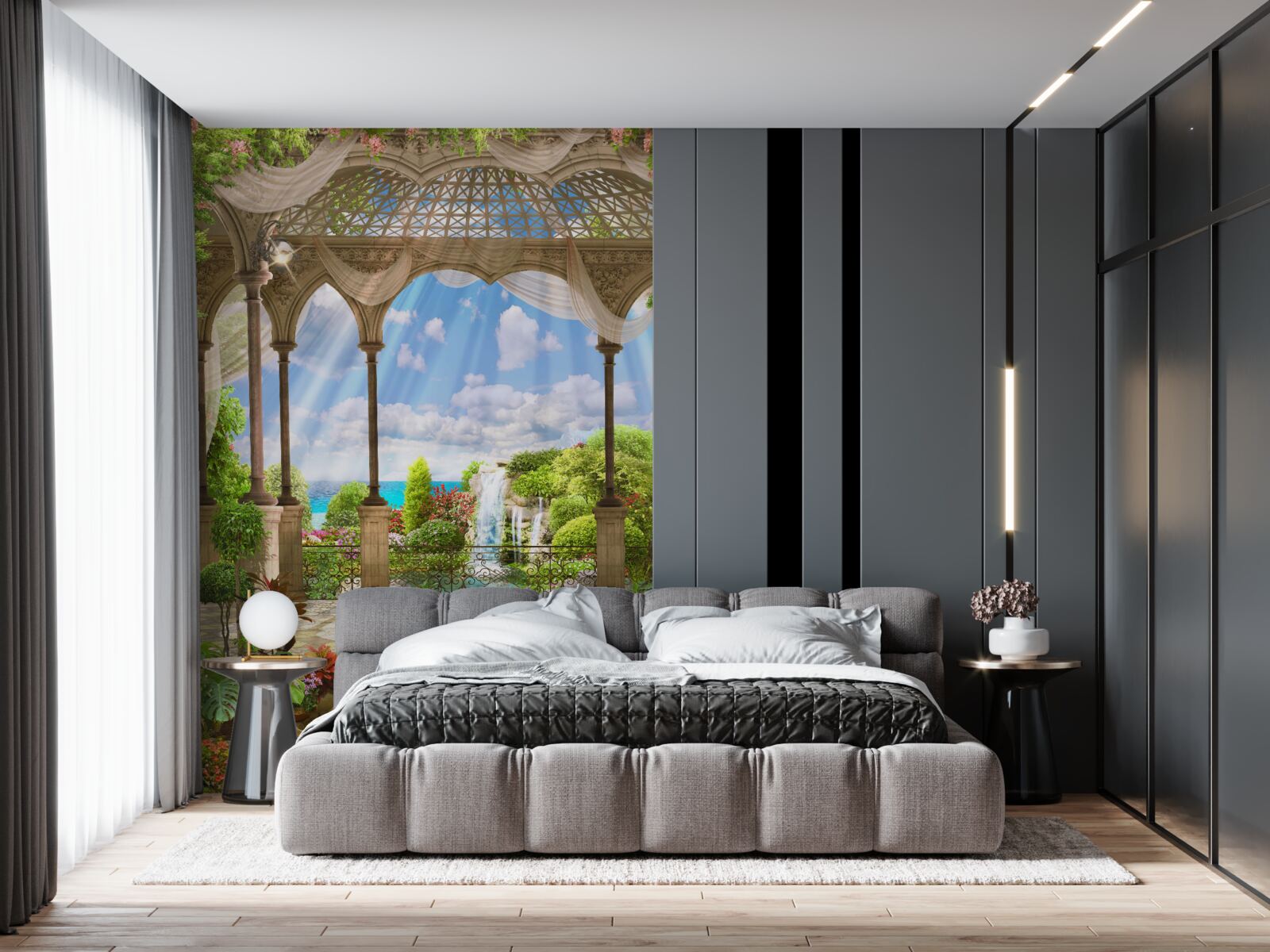 Papier peint une terrasse extrêmement attrayante