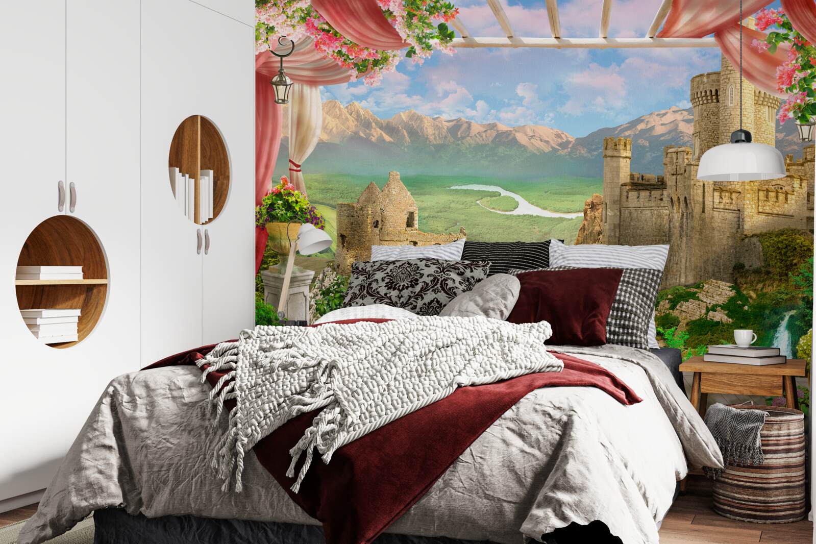 Papier peint panorama de l'ancien château