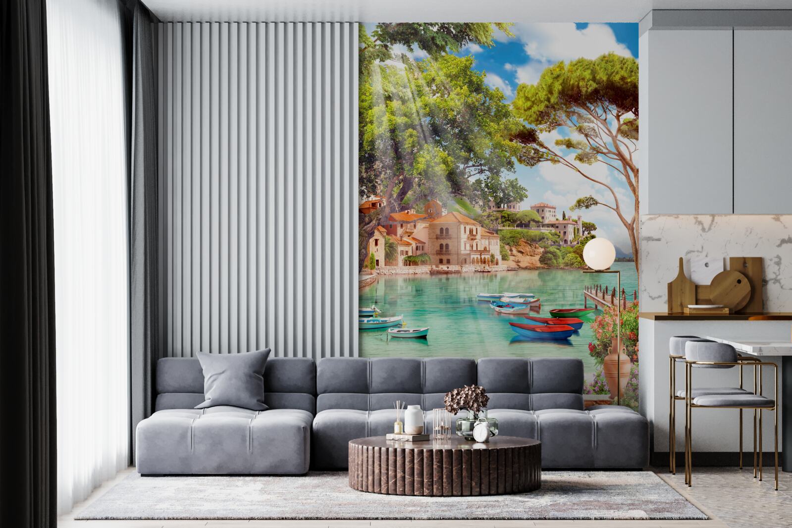 Papier peint en Méditerranée