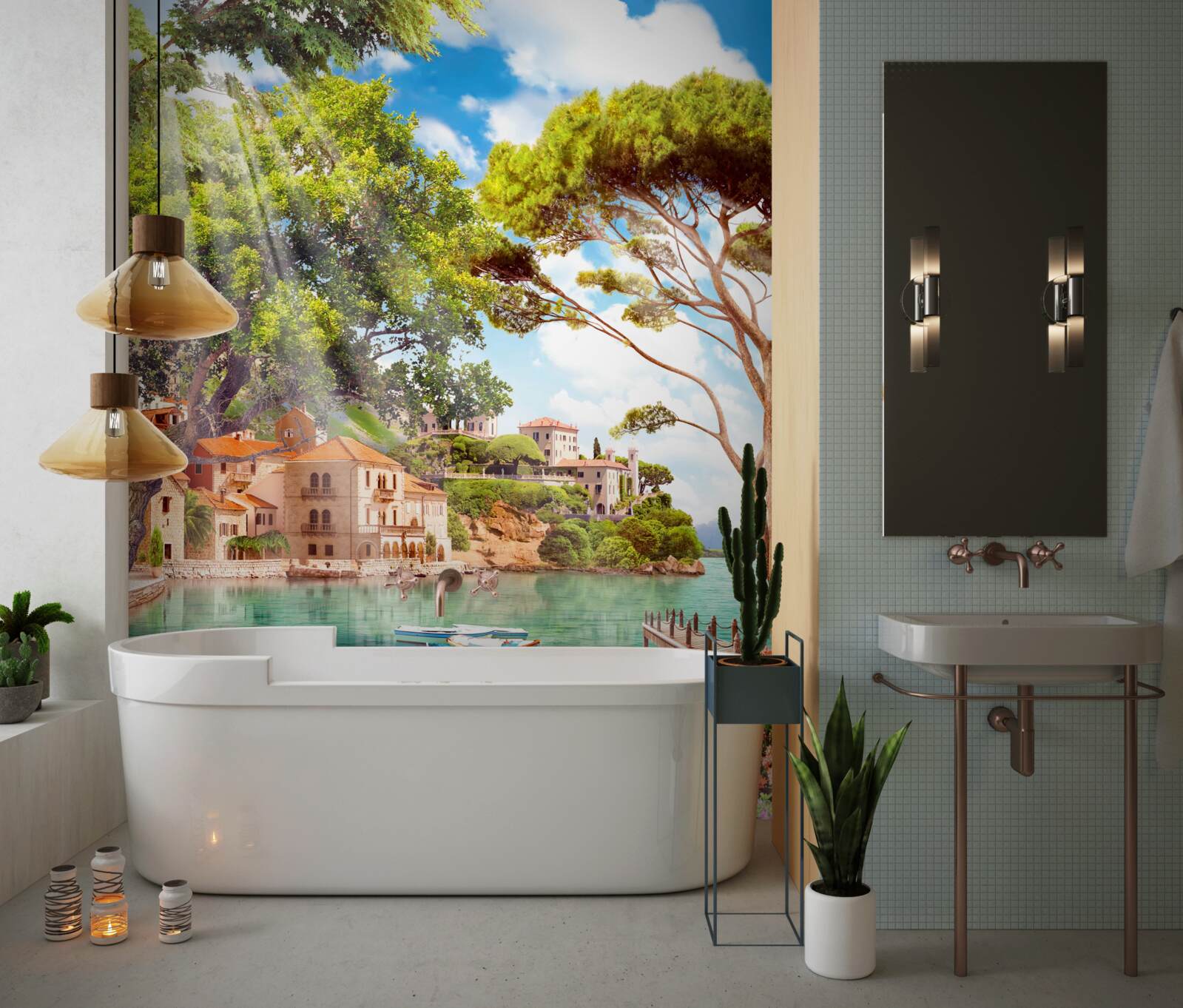 Papier peint en Méditerranée