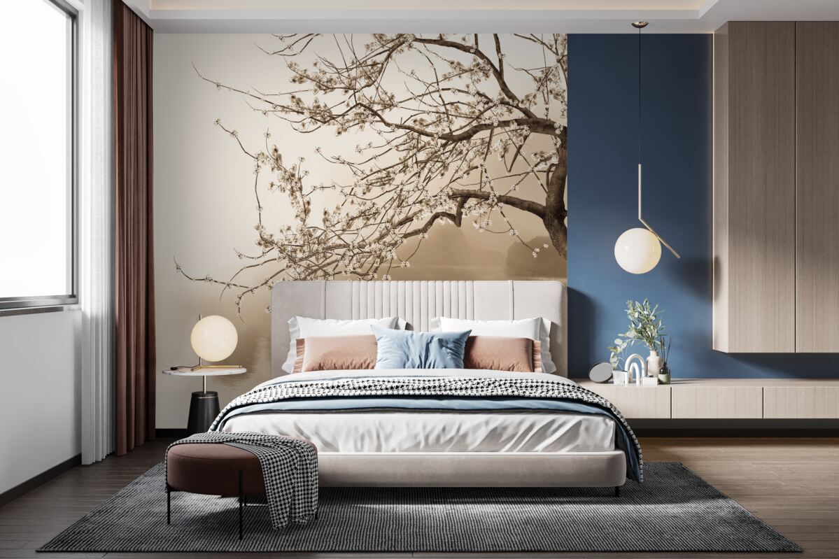 Papier peint homme naviguant sur un bateau