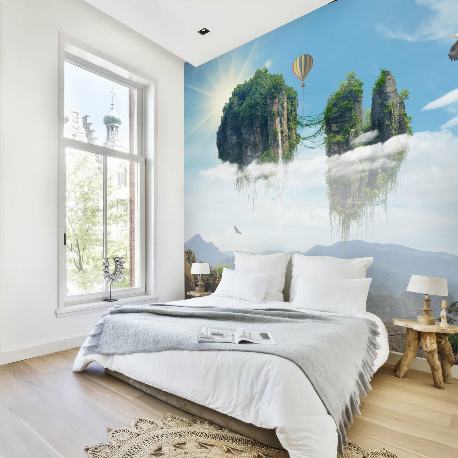 Papier peint la réalité étonnante est toute proche