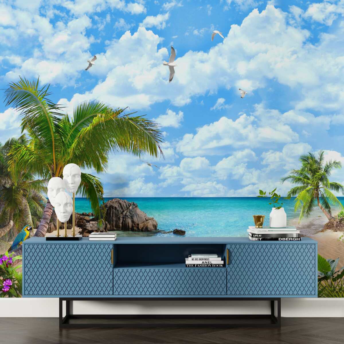 Papier peint coin exotique