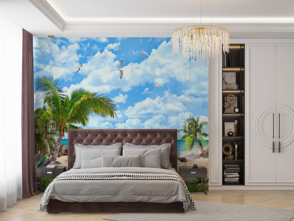 Papier peint coin exotique