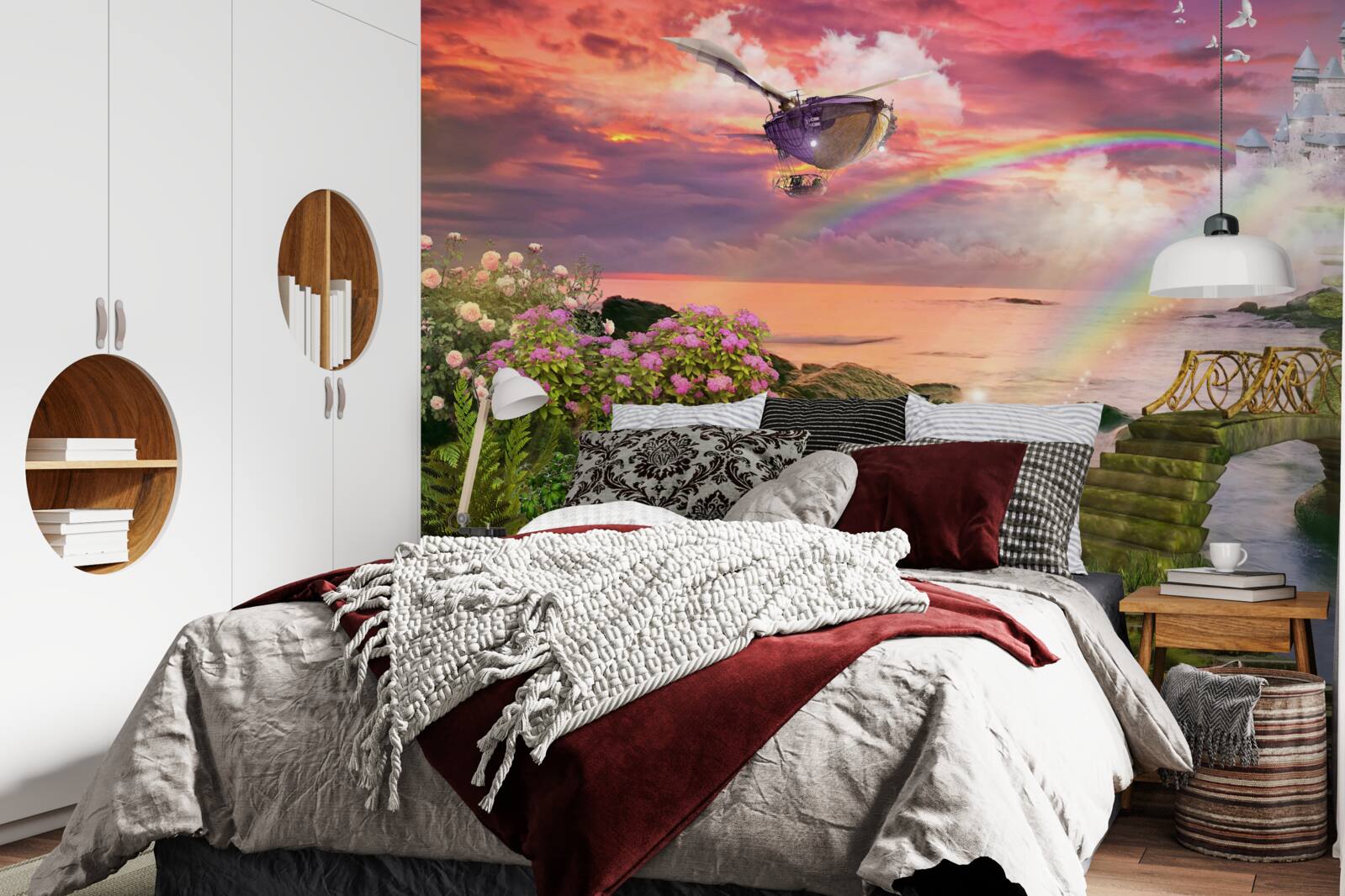 Papier peint un monde fantastique de contes de fées