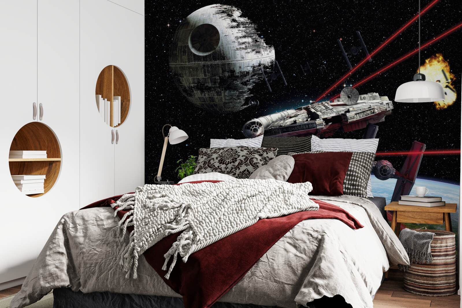 Papier peint batailles spatiales