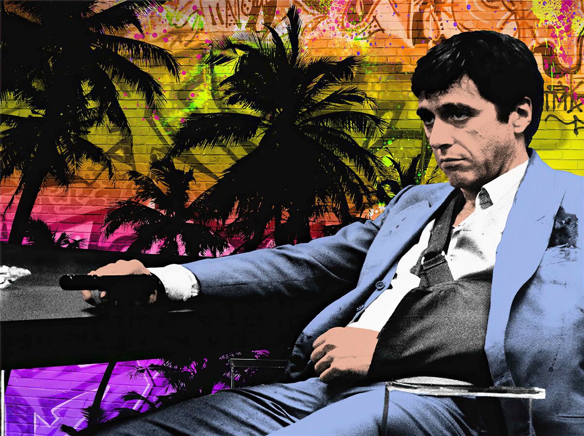 Papier peint un homme triste assis à une table