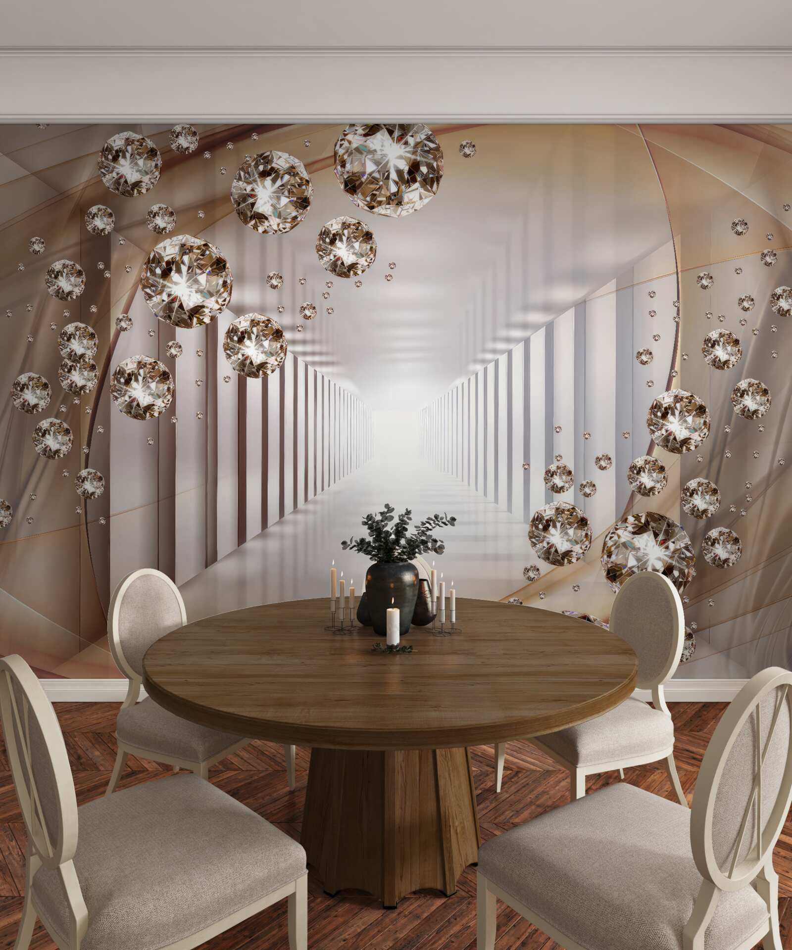 Papier peint bijoux en arrière-plan du passage