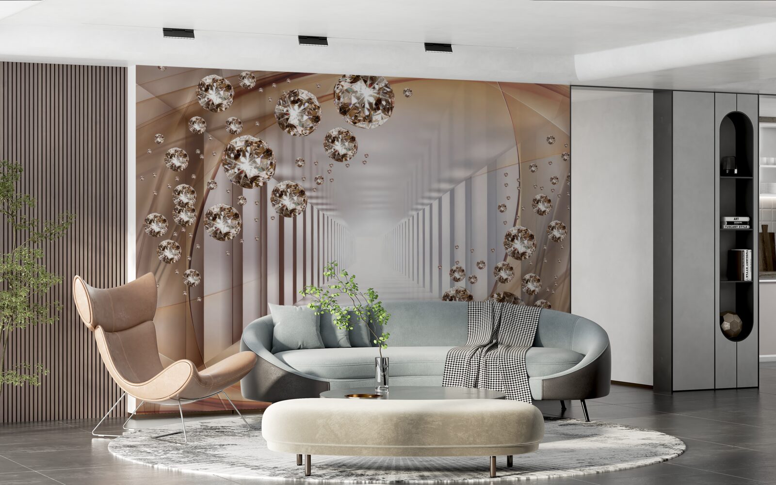 Papier peint bijoux en arrière-plan du passage