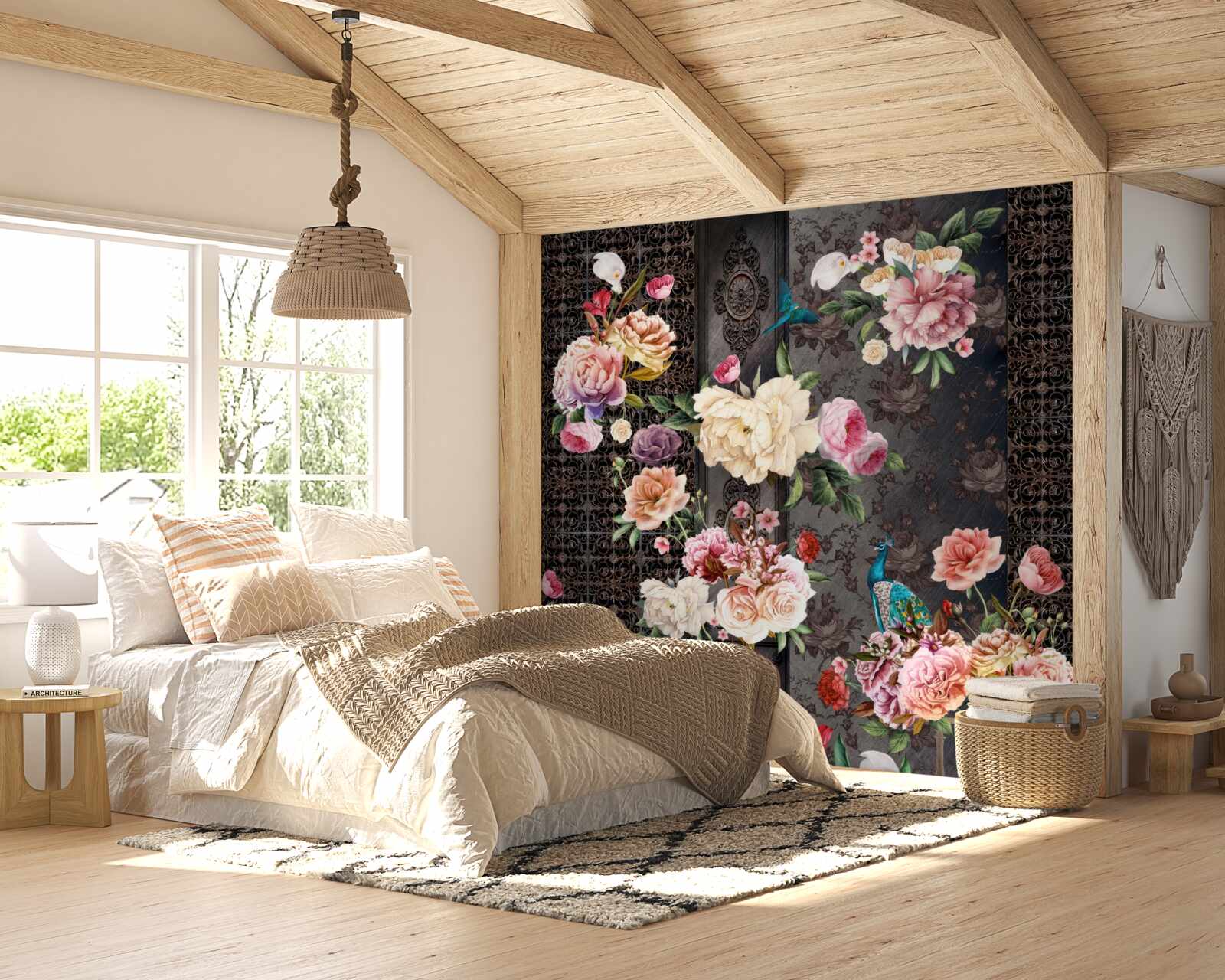 Papier peint de nombreuses fleurs magnifiques