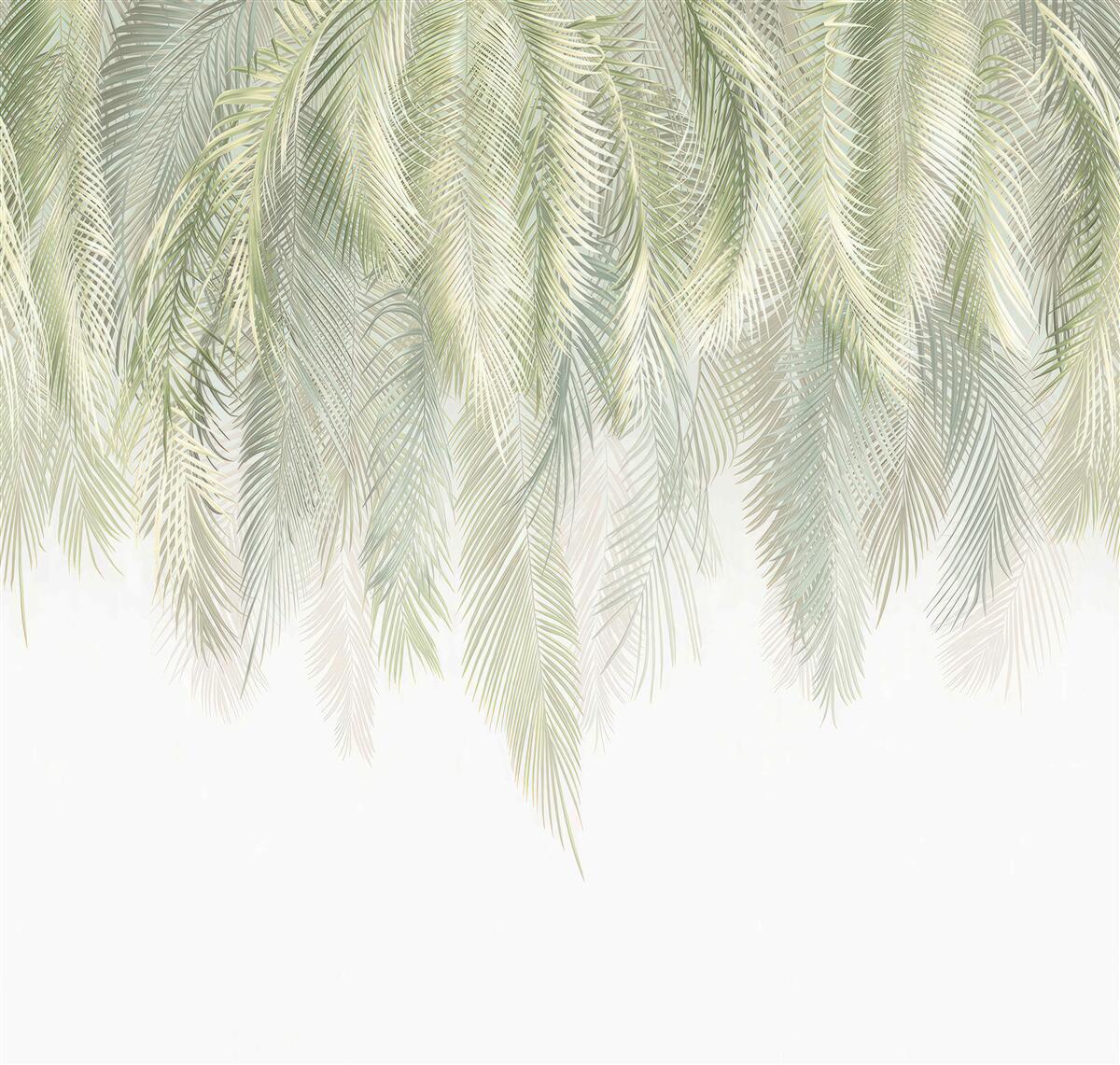 Papier peint les plumes délicates tombent