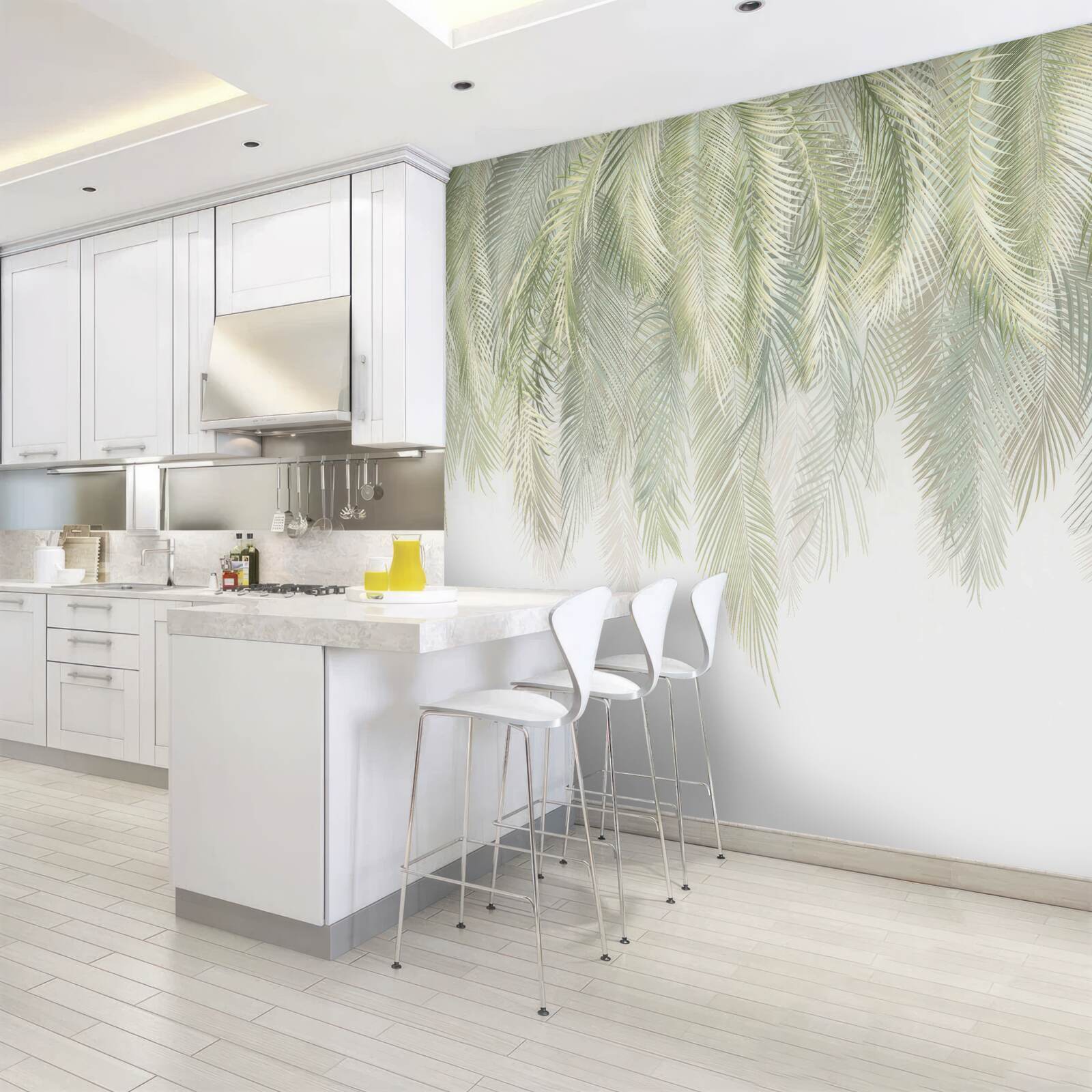 Papier peint les plumes délicates tombent