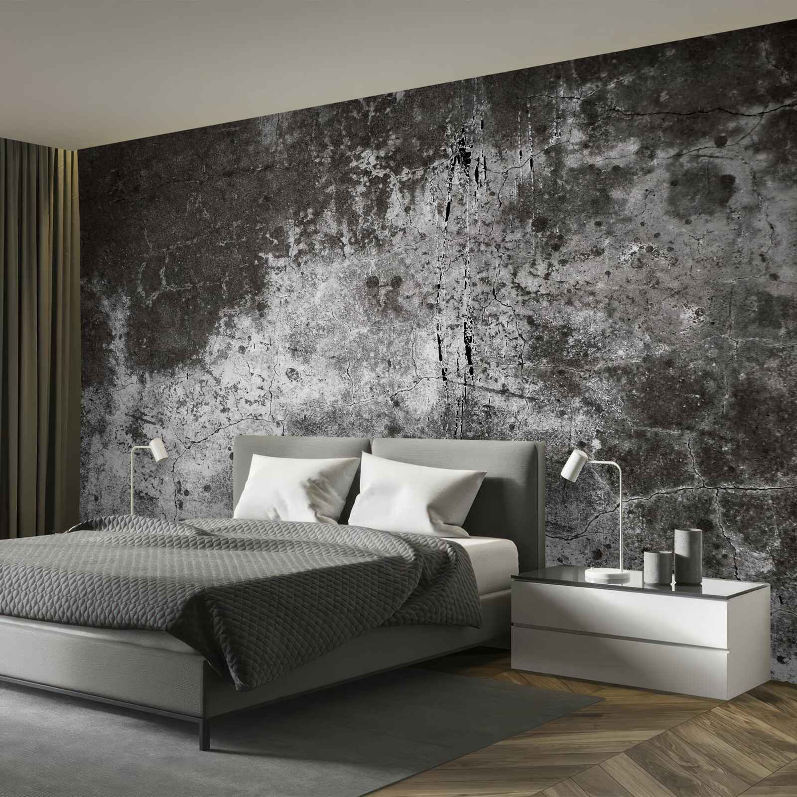 Papier peint vieux mur gris