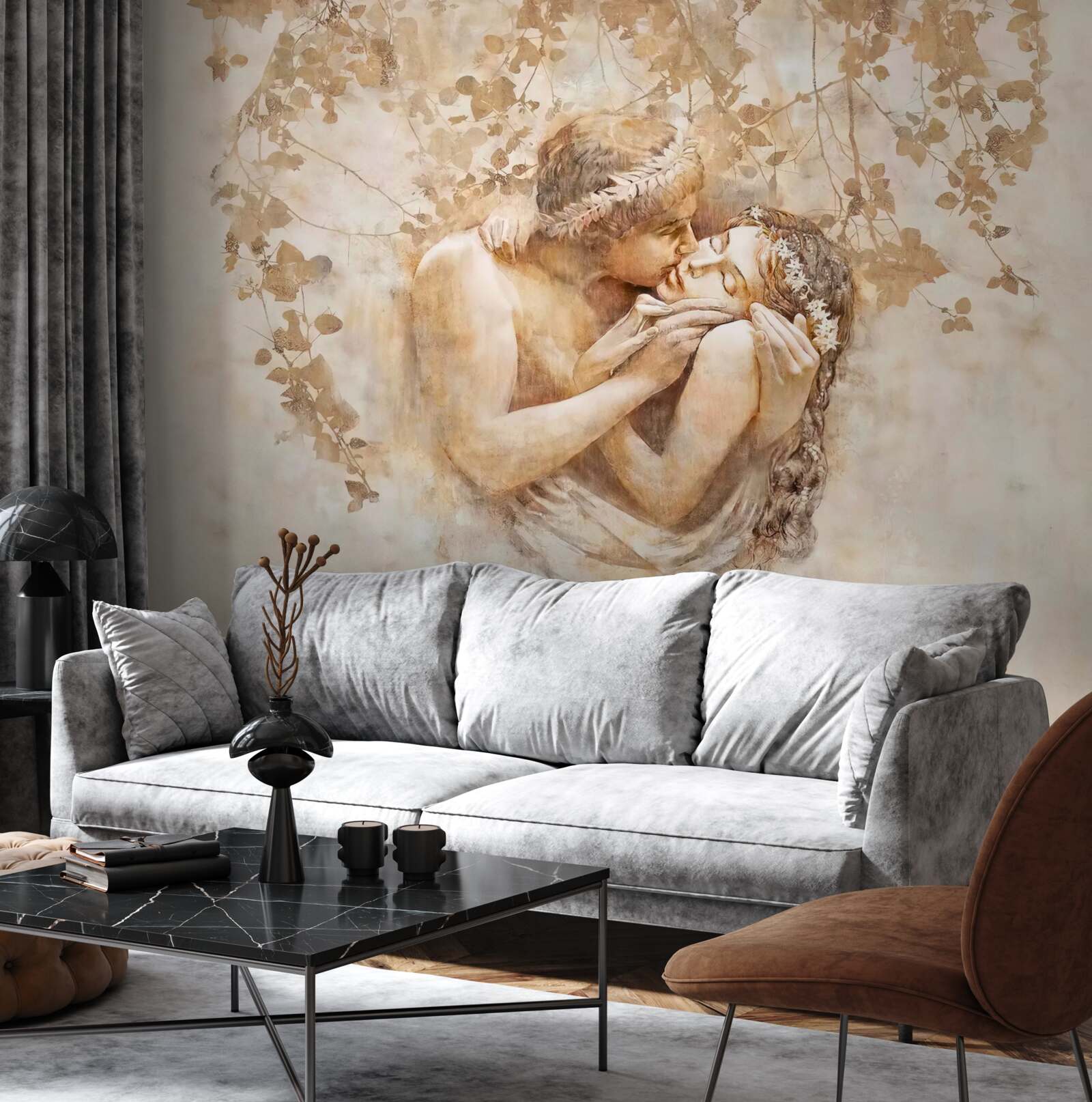 Papier peint Boutons de rose