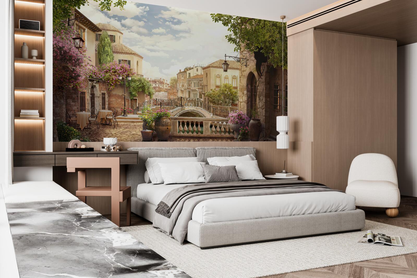 Papier peint le centre antique de rome