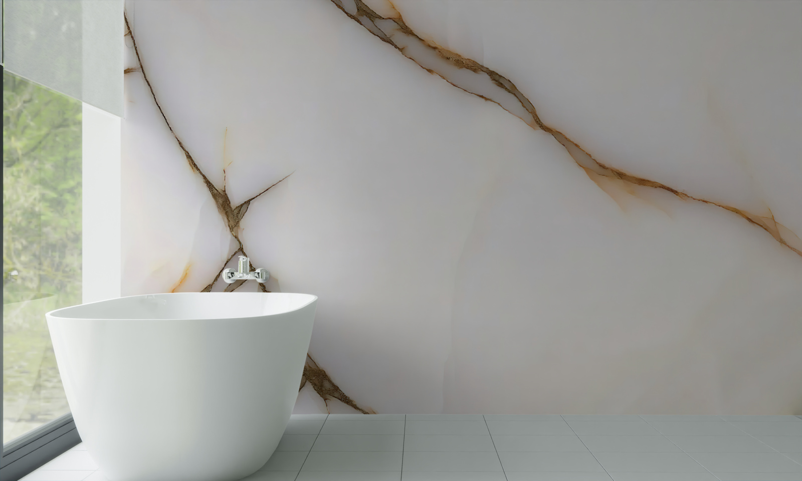 Papier peint le fond est clair avec des lignes sombres incurvées