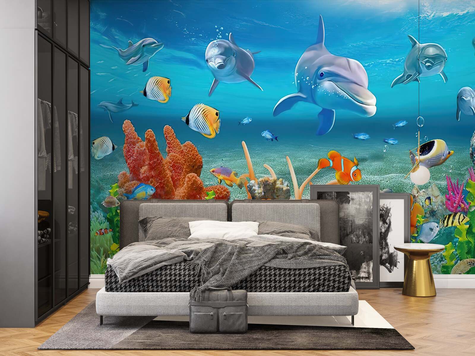 Papier peint un magnifique royaume sous-marin