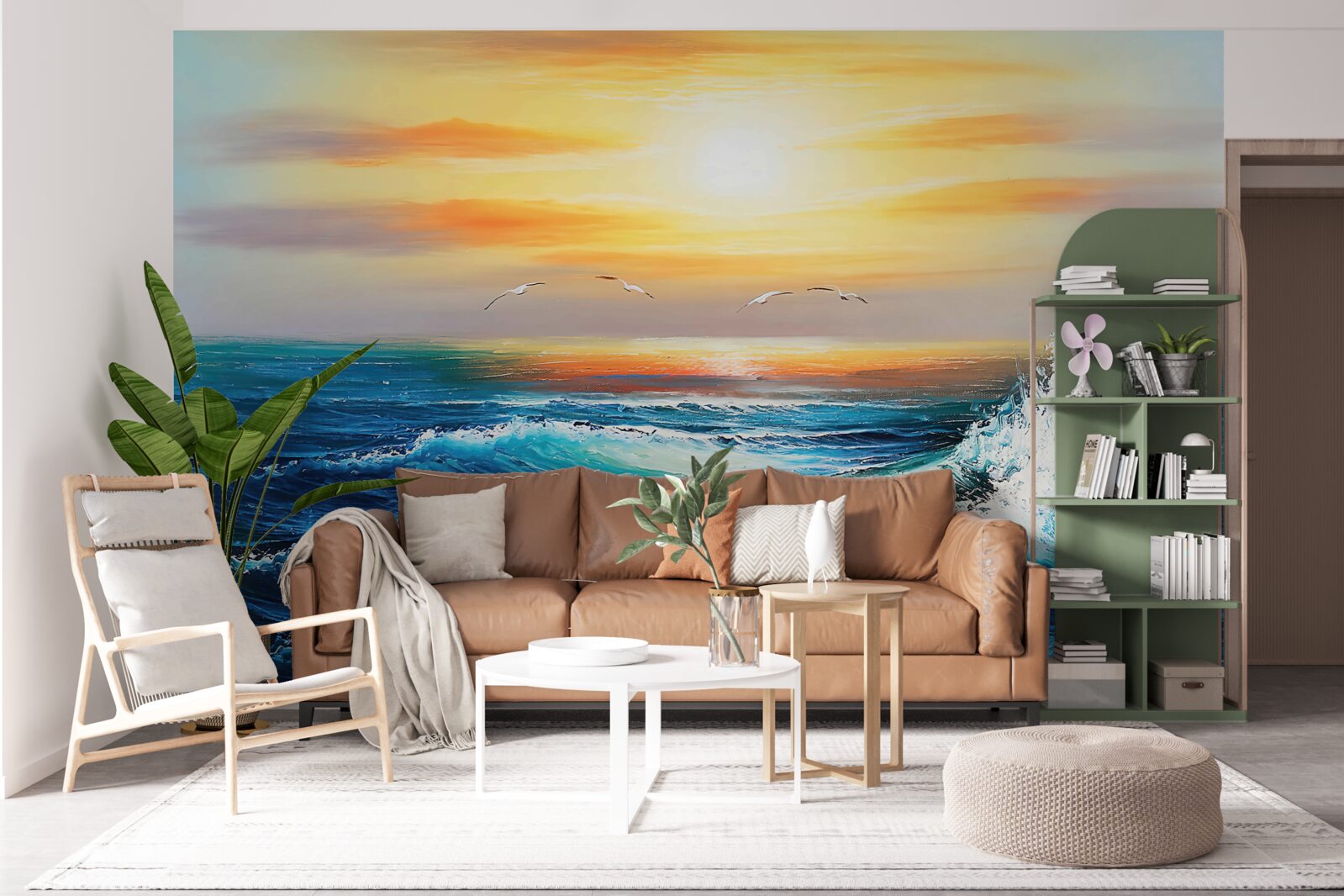 Papier peint marées